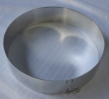 حلقة كعكة مصنوعة من الألومنيوم ØxH: 260 × 60 مم جديد