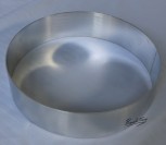 Tortenring aus Aluminium ØxH: 260 x 60 mm NEU ( 10 Stück )