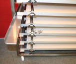 Pull-off devices / pull-off trolley for 200cm deck oven